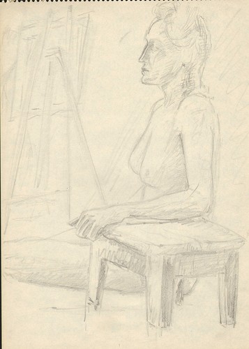 Original pencil drawing from - pencil, a