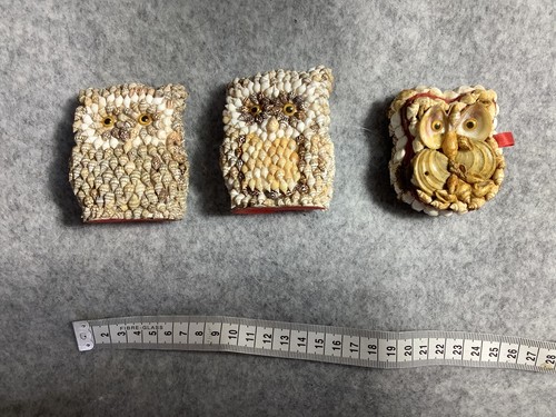 Shell owl ornaments plus - shell,