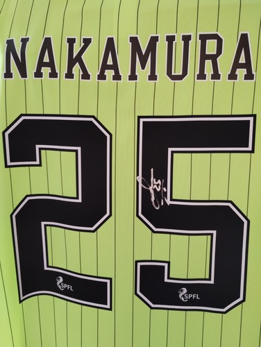Nakamura hand signed shirt - , ex