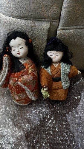 Japanese kimekomi vtg - japanese, dolls