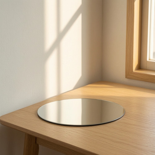 Small round glass - glass, mirror