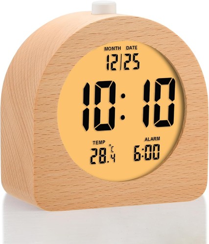 Plumeet wooden digital - wooden, alarm