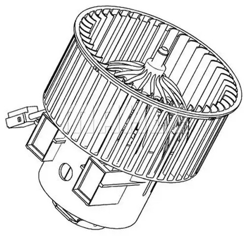 Blower fan for - , left-hand