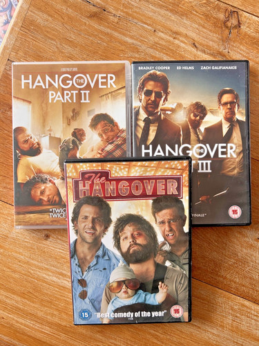 The hangover trilogy dvds - hangover,
