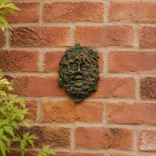 Green woman garden ornament - green,