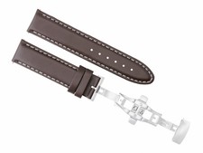 20MM SMOOTH LEATHER WATCH BAND