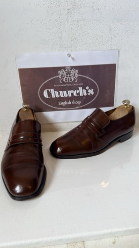 Church leather loafer shoes - church's,