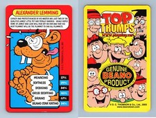Alexander Lemming - The Beano 2003 Top Trumps Card