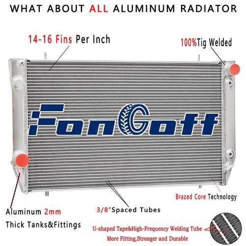 Row aluminum radiator for - radiator,