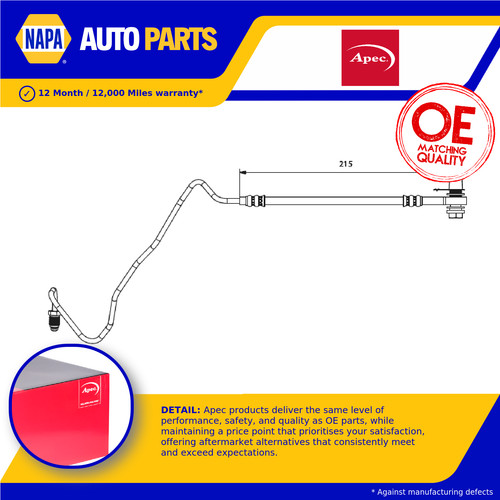Brake hose fits polo - hose,