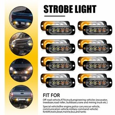16X 4-LED Amber/White Side
