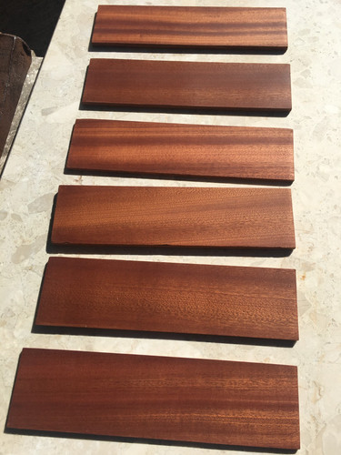 New mahogany thin - thin, blank