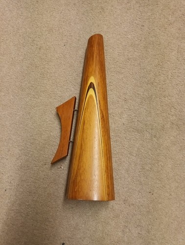 Handcrafted teak vase wooden - vase,