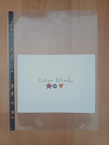 Sir peter blake hand signed - blake,