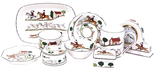Wedgwood hunting scenes - wedgwood,