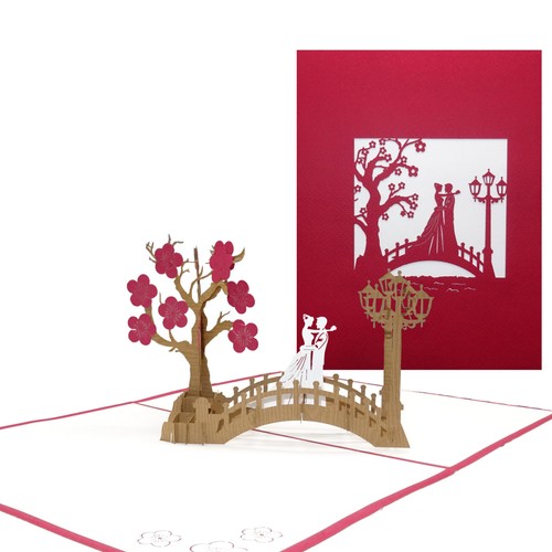 Wedding card bridge - wedding, of