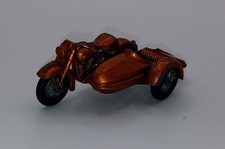 Matchbox Series Lesney No. 66b - Harley-Davidson motorcycle and side car, bronze