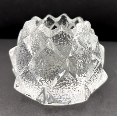 Orrefors crystal candle holder - orrefors,