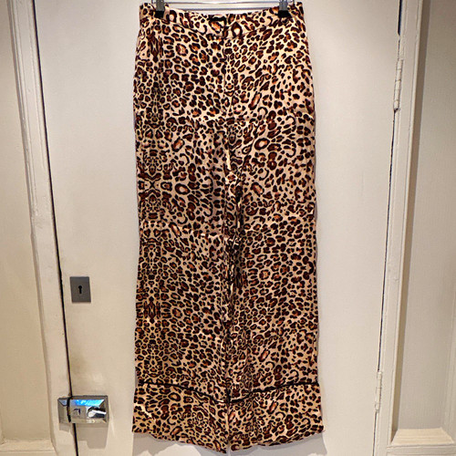 Topshop satin leopard print - topshop,