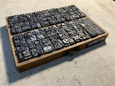 STUNNING LETTERPRESS PRINT ARTWORK PRINTING TYPE WHOPPING 3.6kg