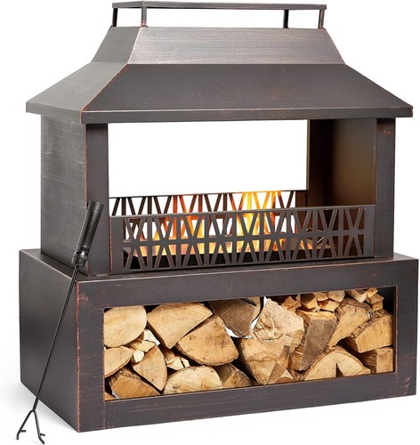 Vonhaus outdoor fireplace - outdoor,