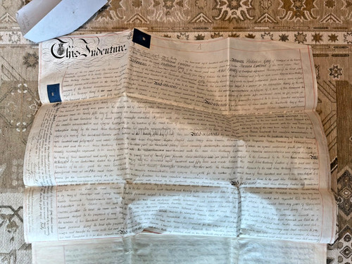 1848 indenture land deed - 1848,