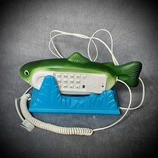 Landline Phone - Rainbow Trout Fish -  Novelty - Fish And Chips Themed - Tested
