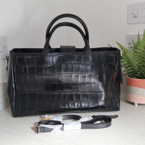 Jigsaw black crocodile leather - jigsaw,
