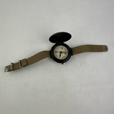 Second World War British Army SOE Wrist Compass With Canvass Web Strap
