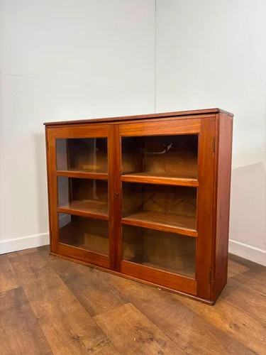 Mid century glazed teak - mid-century,