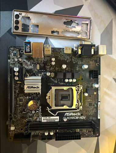 Asrock h310cm hdv microatx - asrock, h310cm-hdv