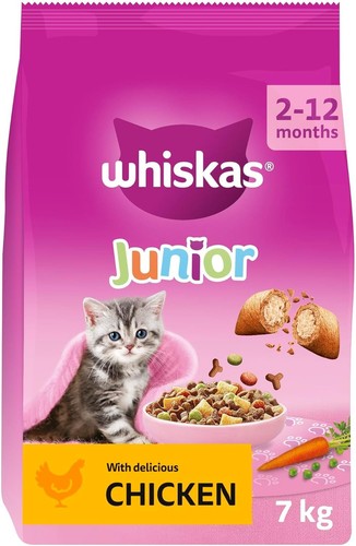 7kg whiskas kitten junior - kitten,