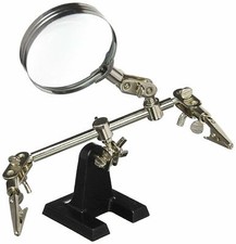 Helping hands soldering clamps