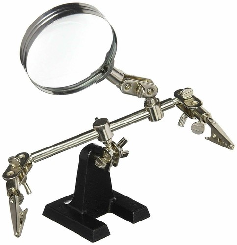 Helping hands soldering clamps