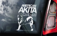 AMERICAN AKITA Sticker, Car