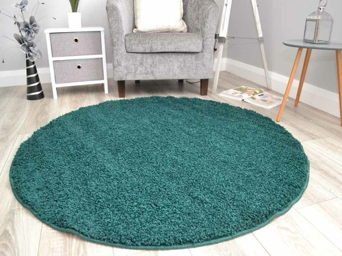 Circular circle shaggy rugs - circle,