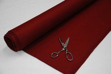 3mm THICK Acrylic Felt Baize Craft/Poker Fabric/Material WINE