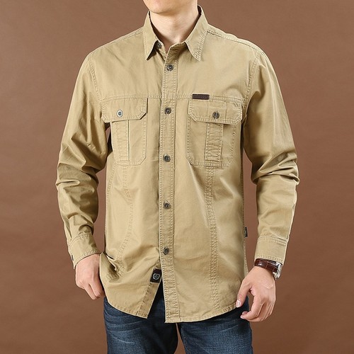 Men military army shirts - army,
