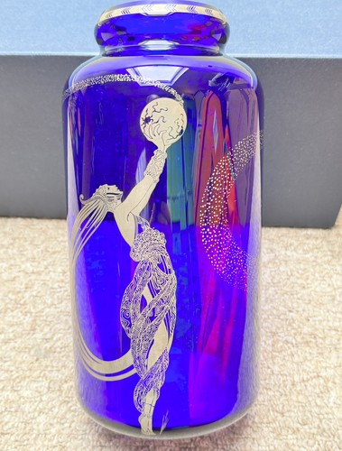 Erte fireflies glass vase - erte, by