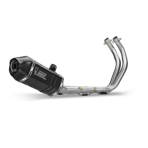 Complete black muffler - complete,