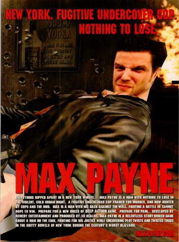 Max payne video game - game, poster