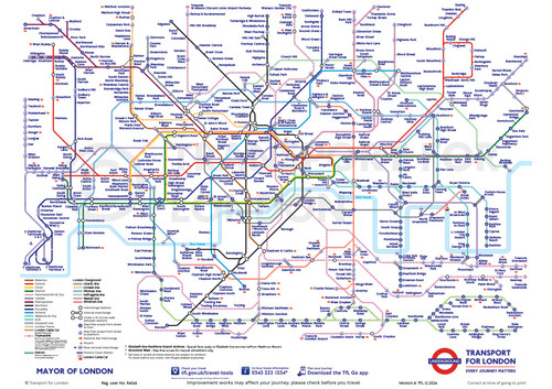 London tube map - london,