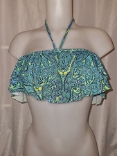 Gorgeous Green blue ATMOSPHERE bikini top size 12