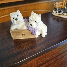 Sherratt & Simpson Dogs - West Highland Terrier Due Puppies Figurine