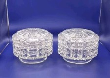 vintage Glass ceiling lamp shades Set Of 2 1970s 