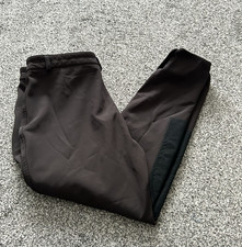 Caldene Women's Black Casual Riding Jodhpurs Breeches - Ladies Size W34 L24.5