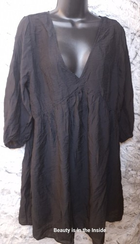Black light summer dress - black,