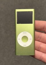 Apple iPod Nano 2nd Generation Green 4GB A1199 Used MP3 Music player. Broken