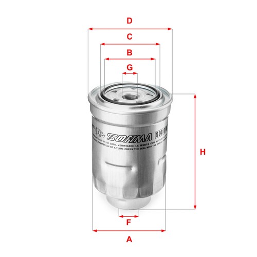 Fuel filter fits taro - filter, 2.4