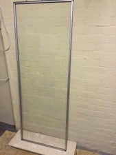 Secondary Glazed Window- Aluminium Frame with fixing items- used,70”x26” approx